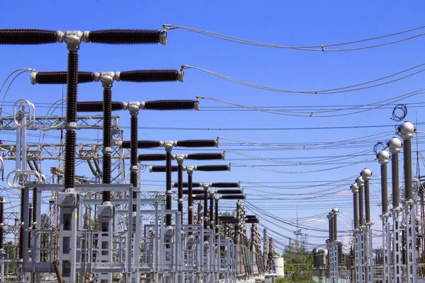 Elektrik yüksek voltaj güç istasyonu