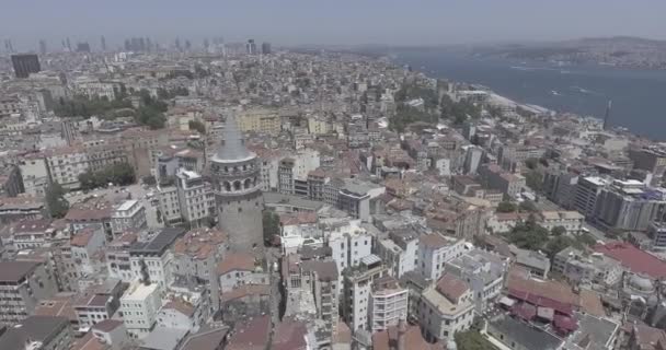Istanbul Luftgeschichtliches Gebiet — Stockvideo