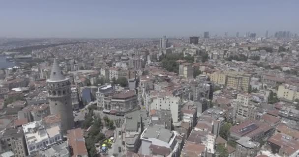 Κωνσταντινούπολη Εναέρια Περιοχή Ιστορίας — Αρχείο Βίντεο