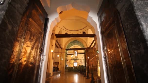 Museo Mevlana Puerta Interior — Vídeo de stock