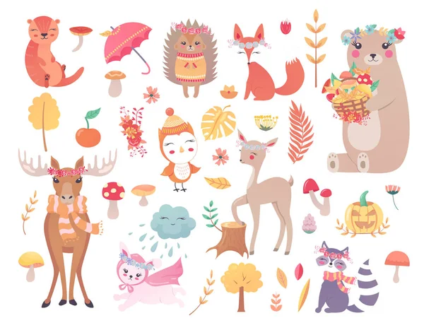 Farbvektor Tiere Illustration — Stockvektor