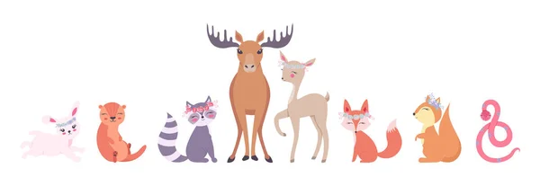 Farbvektor Tiere Illustration — Stockvektor