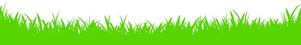 Meadow Grass Nature Silhouette Background Vector — Stok Vektör