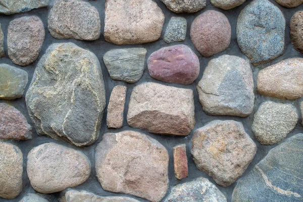 Fondo Pared Fragmento Muro Piedra Color Piedra Textura Grande Natural — Foto de Stock