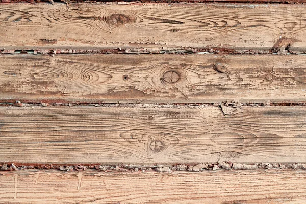 Surface Wooden Wall Painted Brown Color Old Wood Texture — Stock Photo, Image