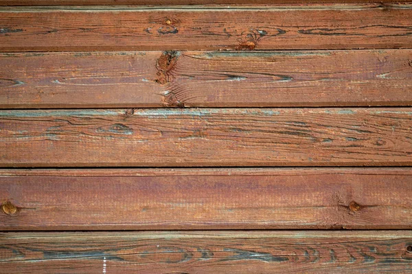 Surface Wooden Wall Painted Brown Color Old Wood Texture — Stock Photo, Image