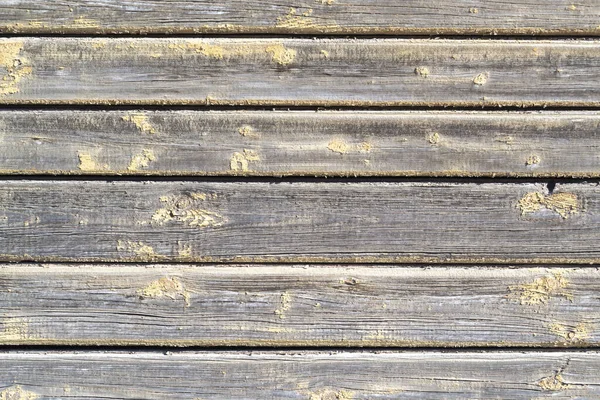 Wooden Peeling Wall Old Painted Yellow Color Boards Textured Background — Stock Photo, Image