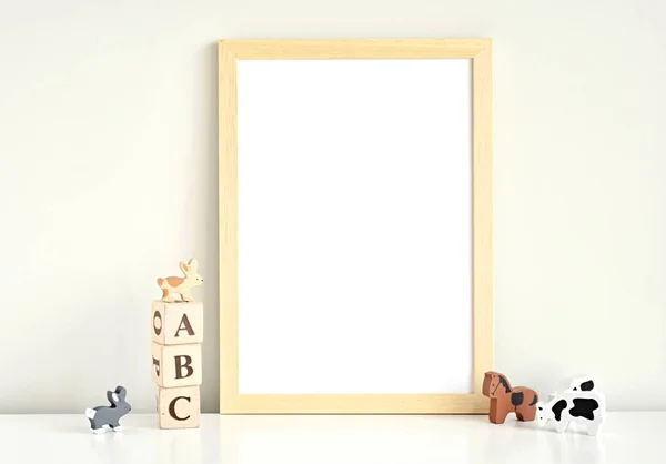 Boş fotoğraf çerçevesi yakın çekim