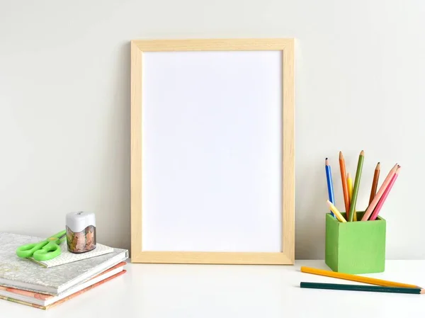 Boş fotoğraf çerçevesi yakın çekim