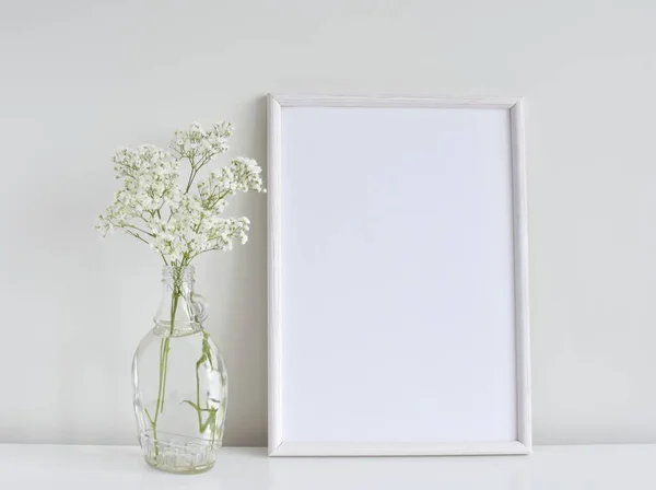 Boş fotoğraf çerçevesi yakın çekim