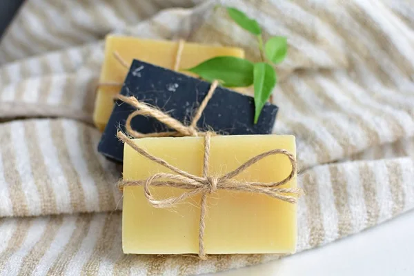 Handmade Soaps Close Shot — Stock Photo, Image