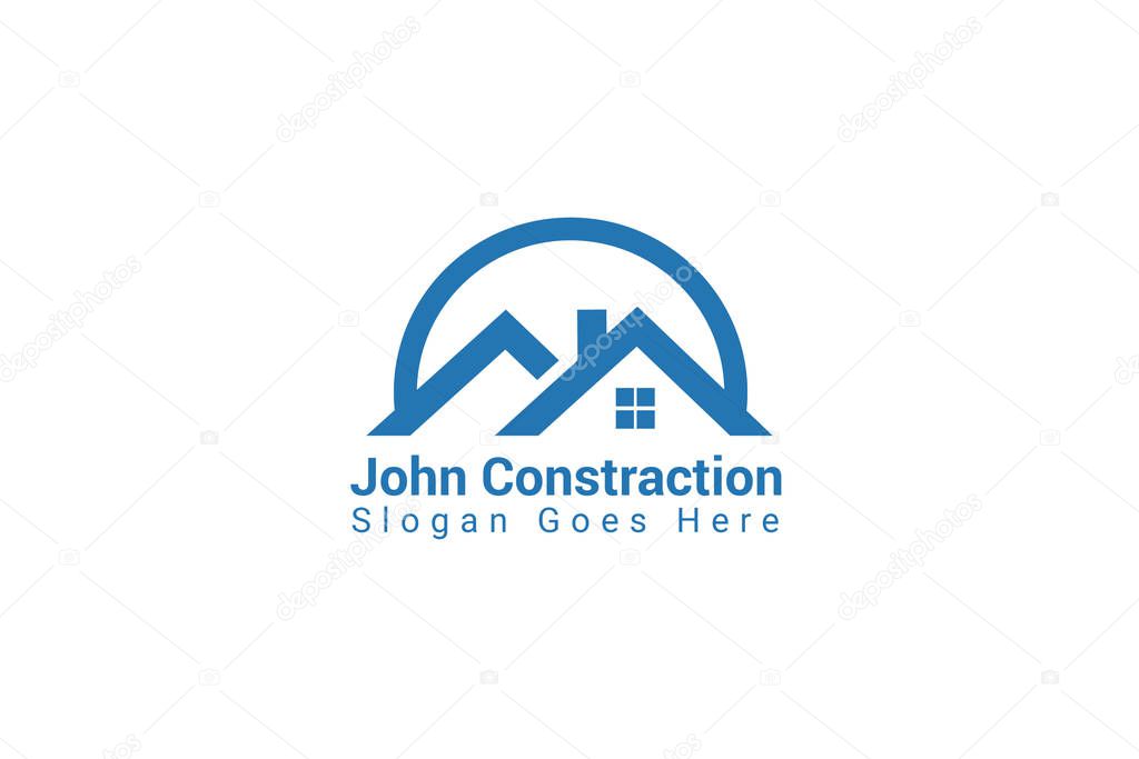 Construction Branding logo design template