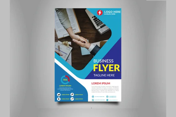 yaratıcı modern şirket broşürü tasarım şablonu