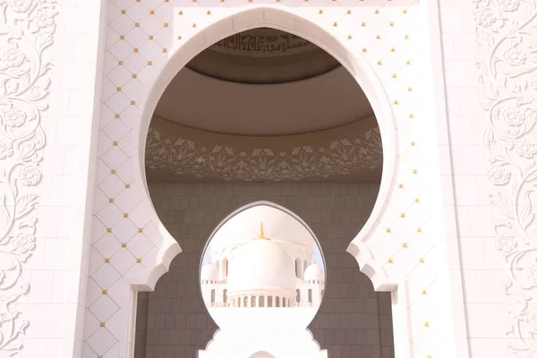 Мечеть Дубае Архитектурное Чудо — стоковое фото