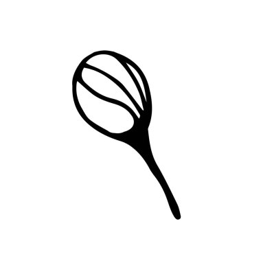 Güzel bir el çizilmiş kiraz çiçeği. Çiçekli sakura. Geleneksel Japon bahar çiçekleri karalama stili vektörüyle