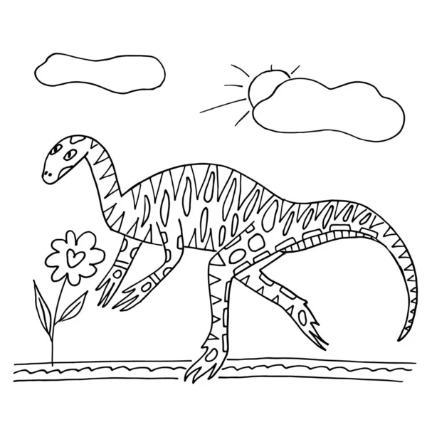 Desenhos para colorir de desenho de um casal dinossauro para
