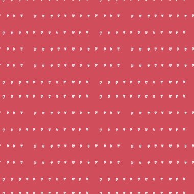 Soyut kalpler kusursuz şablon vektörü. Tekstil, kumaş, duvar kağıdı ve ambalaj için aşk arkaplanı