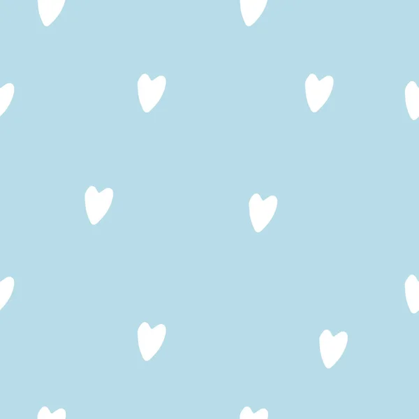 Abstract Hearts Seamless Pattern Vector Love Background Textile Fabric Wallpaper — 스톡 벡터