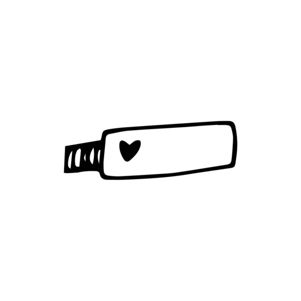 Εφεδρικός Εξοπλισμός Usb Στυλ Doodle Διάνυσμα Ένα Χέρι Τεχνολογία Αποθήκευσης — Διανυσματικό Αρχείο