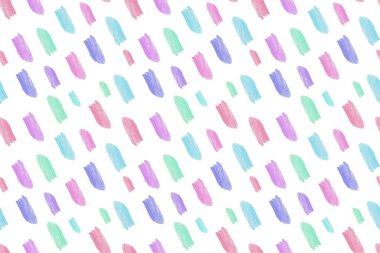 Soyut suluboya kusursuz desen oluşturur. Tekstil, kumaş, ambalaj, duvar kağıdı için renkli soyut desen