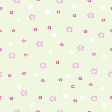 Tatlı çiçeksiz desen. Tekstil, ambalaj ve giysi için yaz baskısı