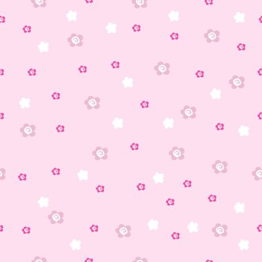 Tatlı çiçeksiz desen. Tekstil, ambalaj ve giysi için yaz baskısı