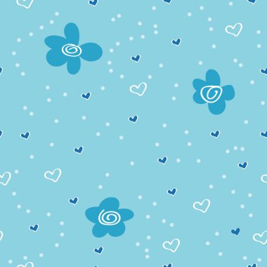 Tatlı çiçeksiz desen. Tekstil, ambalaj ve giysi için yaz baskısı