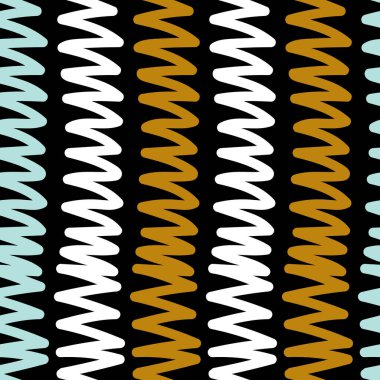 Vektörde soyut, pürüzsüz desen. Tekstil, giysi, ambalaj, duvar kağıdı için moda baskısı