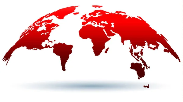 Модна Карта Світового Шаблону Червоного Кольору Веб Статей Презентацій Проектів — стоковий вектор