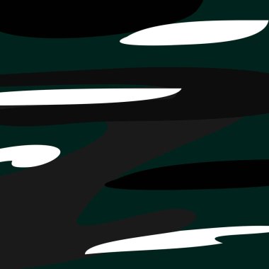 Kamuflaj paterni tekrarlanıyor. Kumaş & Tekstil Şablonu. Vektör İllüstrasyonu