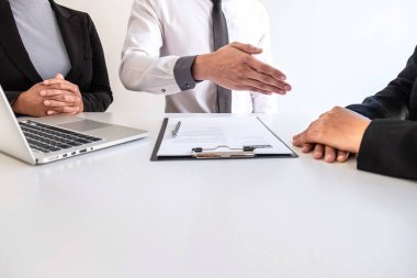 Business committee or interviewer consider and asking about prof