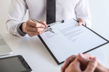 Business committee or interviewer consider and asking about prof