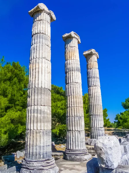 Columnas Ruinas Antiguo Templo Romano Montaña Turquía —  Fotos de Stock
