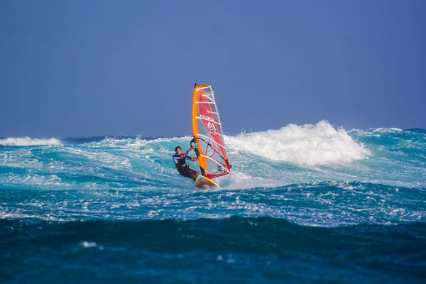 Tartle Beach Mui Vietnam Prosince 2015 Windsurfer Igor Judakov Dělat — Stock fotografie