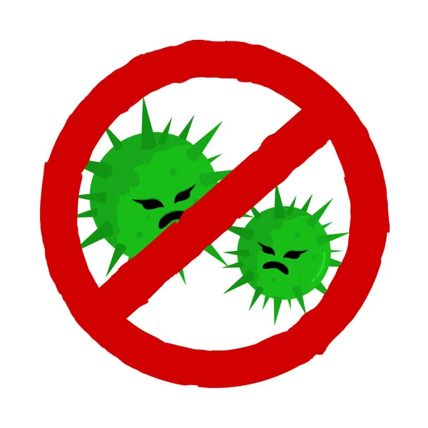 Pozor Koronavirus Zastavte Koronavirus Koronavirová Epidemie Koronavirové Nebezpečí Nemoci Důvodu — Stockový vektor