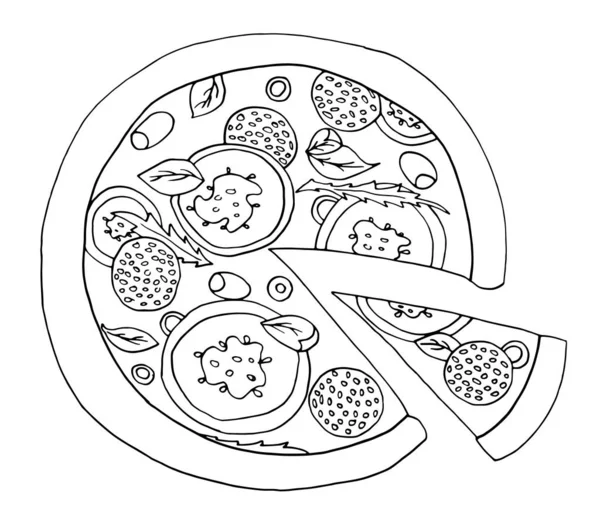 Ikon Sketsa Pizzaストックベクター ロイヤリティフリーikon Sketsa Pizzaイラスト ページ 29 Depositphotos