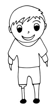 A man with a bionic leg. A man with a prosthesis. Athlete with a mechanical leg.