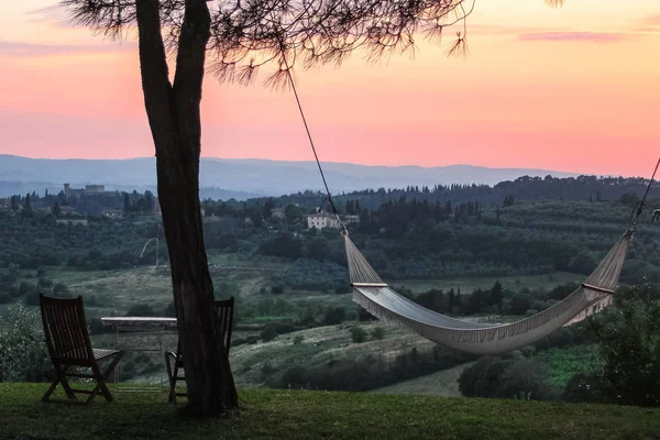 Fotoğraf Toscana Poggibonsi Kasabasının Yakınlarında Çok Rahat Misafirperver Bir Otelin — Stok fotoğraf