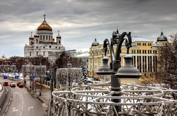 Esta Foto Hdr Mostra Catedral Cristo Salvador Contra Céu Nublado — Fotografia de Stock