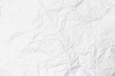 beyaz buruşmuş kağıt dokusu / arkaplan