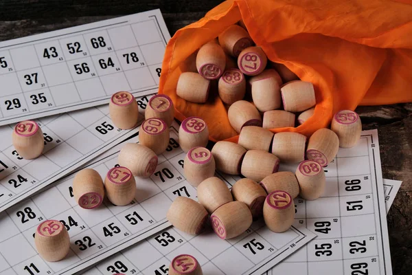 Russian lotto, bingo board game