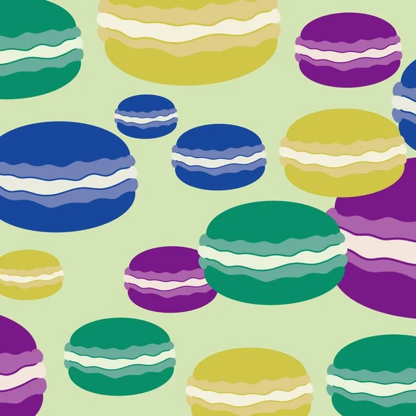 Macarons Geoogste Taarten Mooie Snoepjes Heerlijke Desserts Veel Lekker Eten — Stockfoto