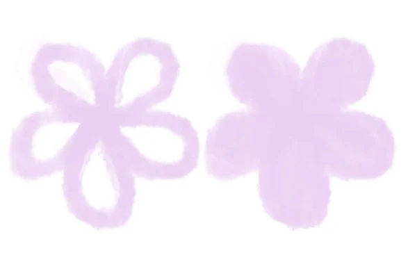 Pétalas Cor Rosa Padrão Flores Ilustração Para Dia Todos Amantes — Fotografia de Stock