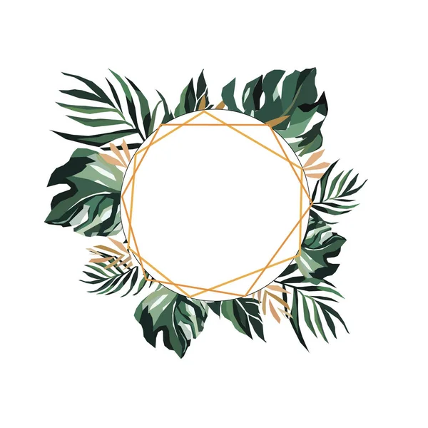 Projekt Logo Element Pusty Okrąg Liści Oliwek Roślin Dla Ikony — Zdjęcie stockowe