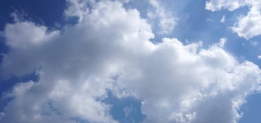 Mavi gökyüzü bulutları, dokular, doğa arkaplanı