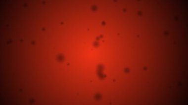 Mikroskop hücre 3D animasyon hareketi 3D görüntülü bir hayata sahiptir..