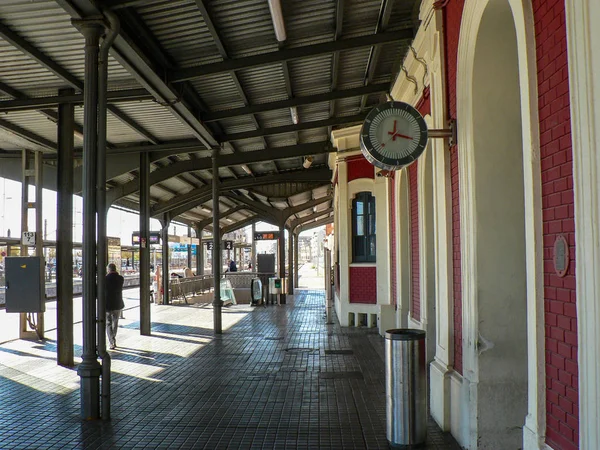 Badalona Spagna Dicembre 2029 Stazione Ferroviaria Badalona — Foto Stock