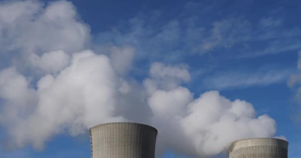 Central Nuclear Dampierre Burly Francia — Vídeo de stock