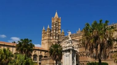 Katedral, Palermo, Sicilya, İtalya. Katedral, 12. yüzyılda kurulmuş bir Roma Katolik kilisesidir.