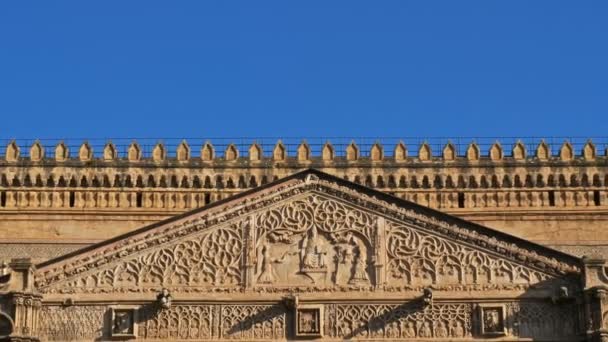 Der Dom Palermo Sizilien Italien Die Kathedrale Ist Eine Römisch — Stockvideo
